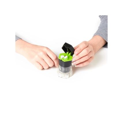 Vitility - 5 viename tablečių dozatorius ir daliklis, juodas