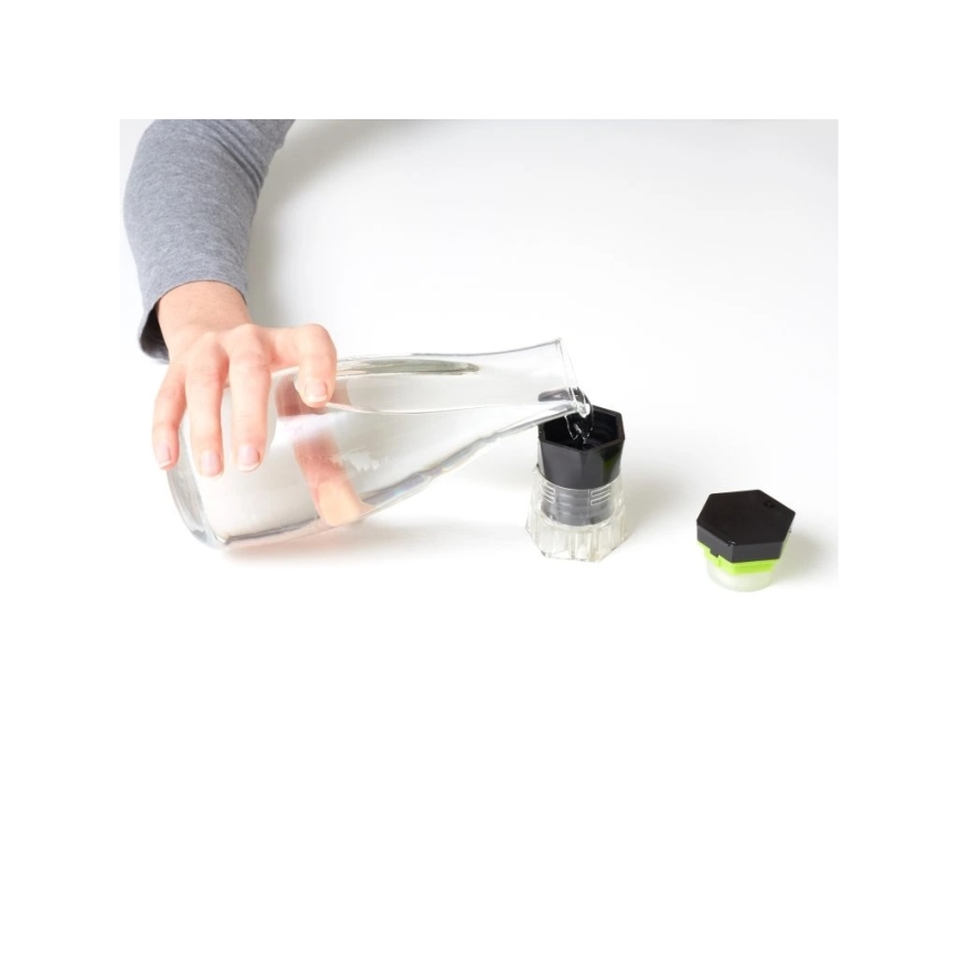 Vitility - 5 viename tablečių dozatorius ir daliklis, juodas