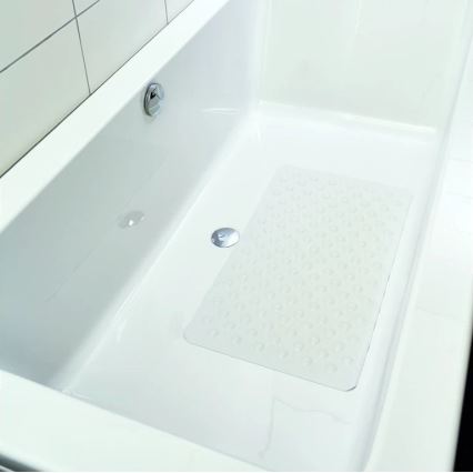 Vitility - Neslystantis dušo kilimėlis 40x70 cm, baltas