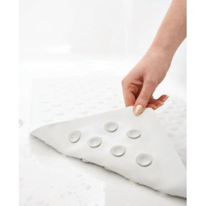 Vitility - Neslystantis dušo kilimėlis 40x70 cm, baltas