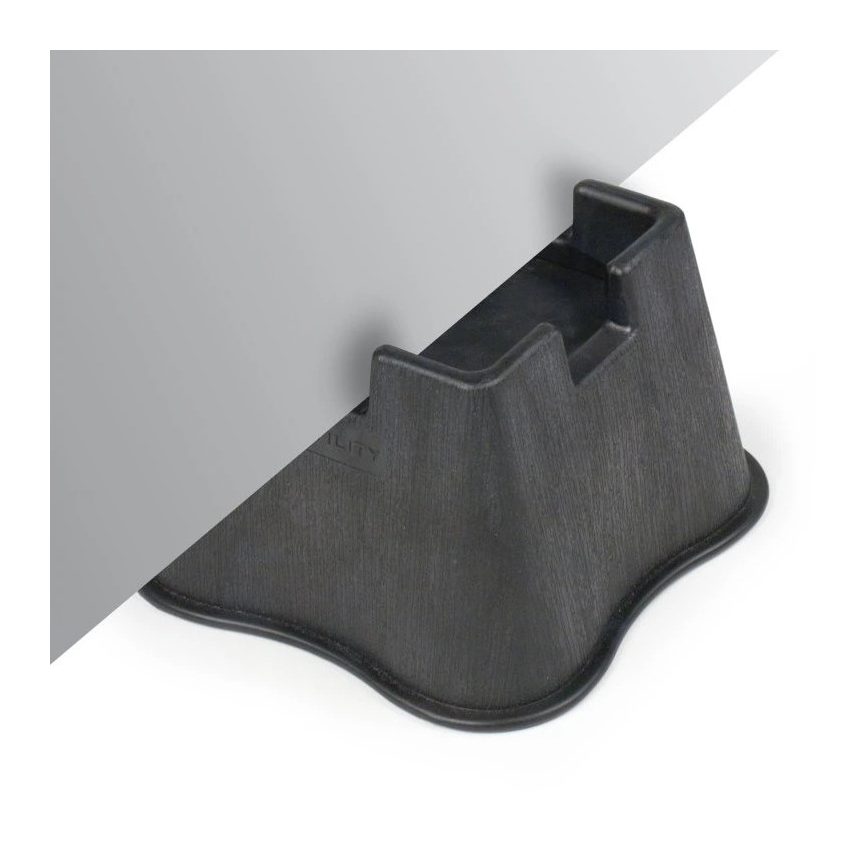 Vitility - Rinkinys 4 vnt. lovos pakėlėjų, 7 cm, juodi