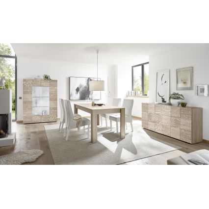 Vitrina ARIA ąžuolas Sonoma