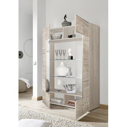 Vitrina ARIA ąžuolas Sonoma