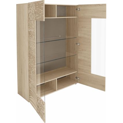 Vitrina ARIA ąžuolas Sonoma