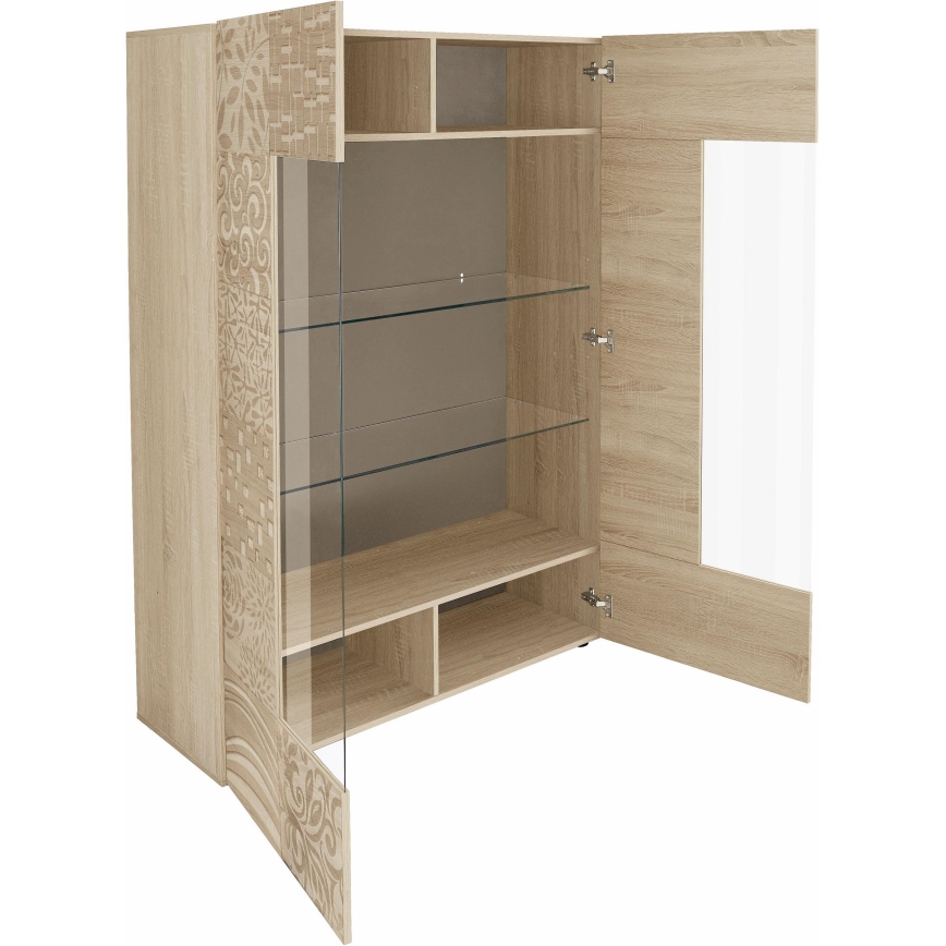 Vitrina ARIA ąžuolas Sonoma