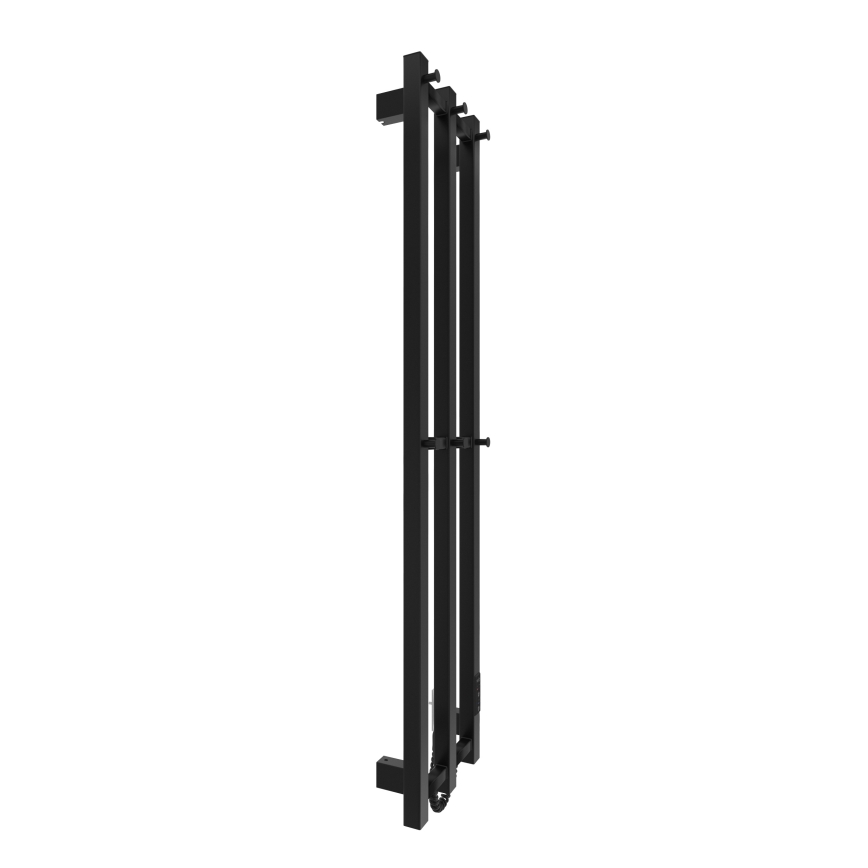 Vonia radiatorius HF SLIM 110W/230V 117x25 cm juoda kampinis