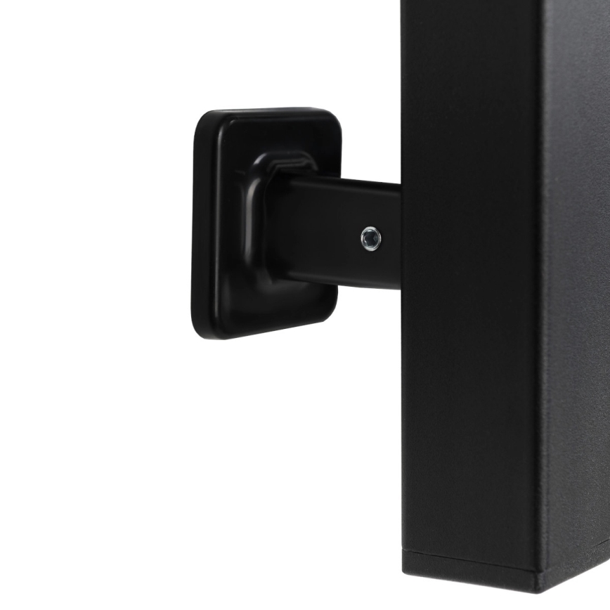 Vonios elektrinis radiatorius su termostatu FORTIS 350 W/230 V 80,6 cm IP44, juodas, kairinis