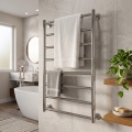 Vonios kambario kopėčių radiatorius INOX FLAT 163W/230V 77x53 cm nerūdijančio plieno/blizgus chromas