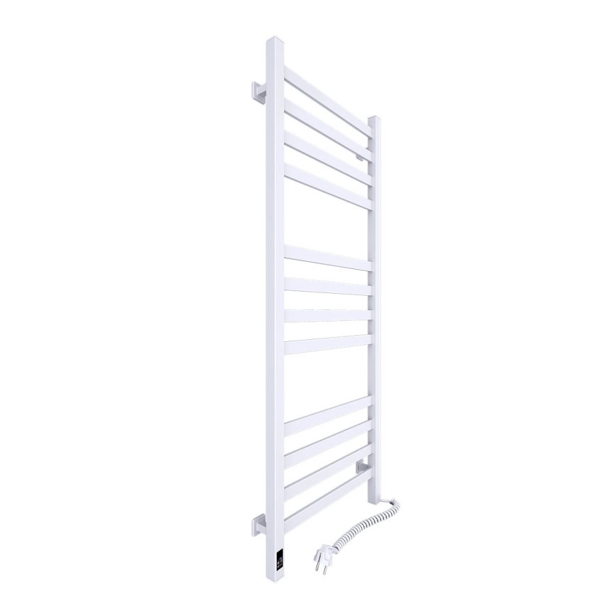 Vonios rankšluosčių džiovintuvas su termostatu AVANGARD 459W/230V 120,6cm IP44 baltas dešininis kampuotas