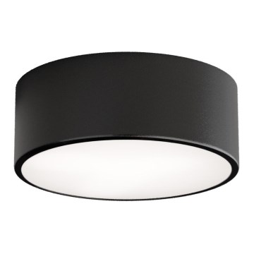 Vonios kambario lubinis šviestuvas su jutikliu CLEO 1xE27/24W/230V Ø 20 cm IP54 juodas
