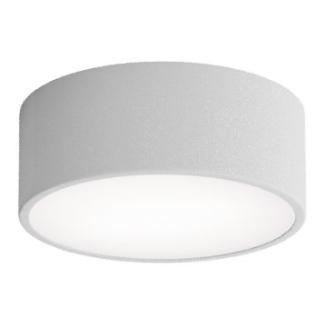 Vonios kambario lubinis šviestuvas su jutikliu CLEO 1xE27/24W/230V Ø 20 cm IP54 pilkas