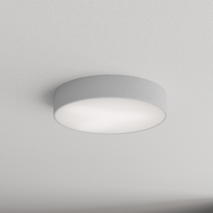 Vonios kambario lubinis šviestuvas su jutikliu CLEO 3xE27/24W/230V skersmuo 40 cm pilkas IP54