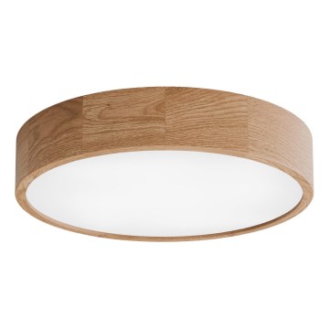 Vonios kambario lubinis šviestuvas su jutikliu CLEO 4xE27/24W/230V, skersmuo 47,5 cm, IP54, ąžuolas