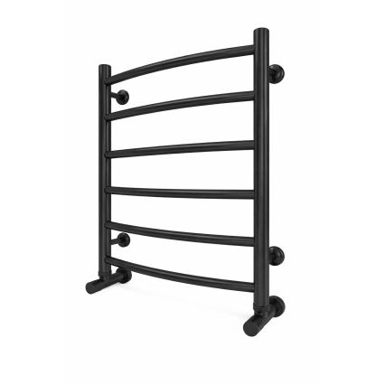 Vonios kambario rankšluosčių džiovintuvas INOX CLASSIC, 120 W/230 V, 57 x 43 cm, nerūdijančio plieno/juodas