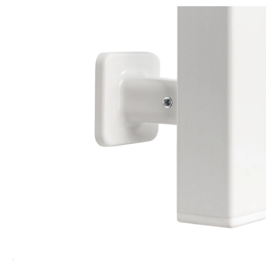 Vonios kambario rankšluosčių kopėčių radiatorius su termostatu AVANGARD 227W 120x48cm, baltas, dešinės pusės