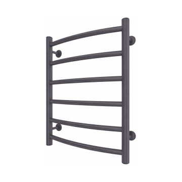 Vonios kambario rankšluosčių radiatorius INOX CLASSIC 120W/230V 57x43 cm, nerūdijančio plieno/antracitas
