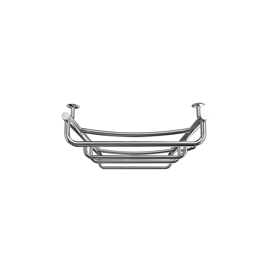 Vonios kambario rankšluosčių radiatorius LUX 105W/230V 80x53 cm, iš nerūdijančio plieno / blizgus chromas, dešinysis