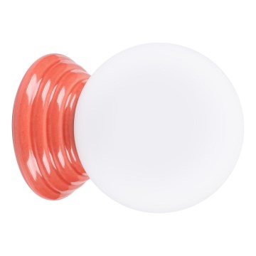 Vonios kambario sieninis šviestuvas ZORI 1xG9/8W/230V IP44 rožinis