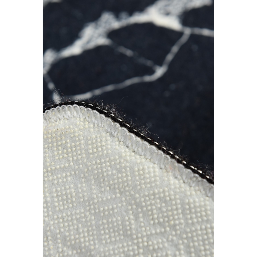 Vonios kilimėlis MARBLE 40x60 cm juoda