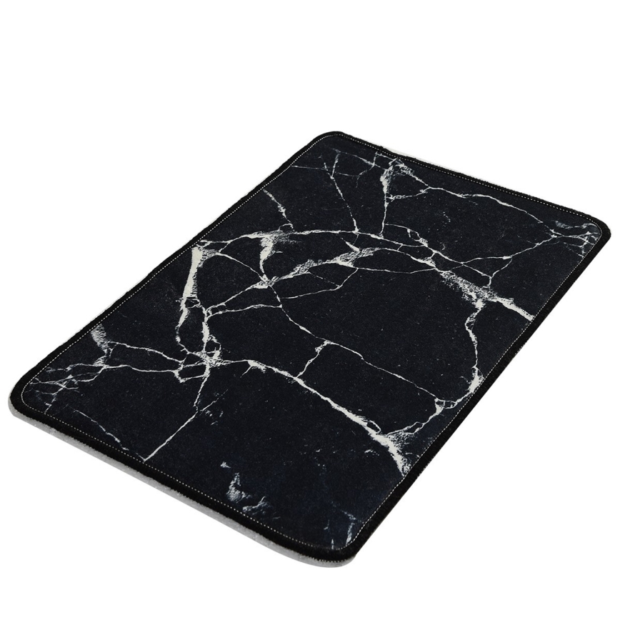 Vonios kilimėlis MARBLE 40x60 cm juoda