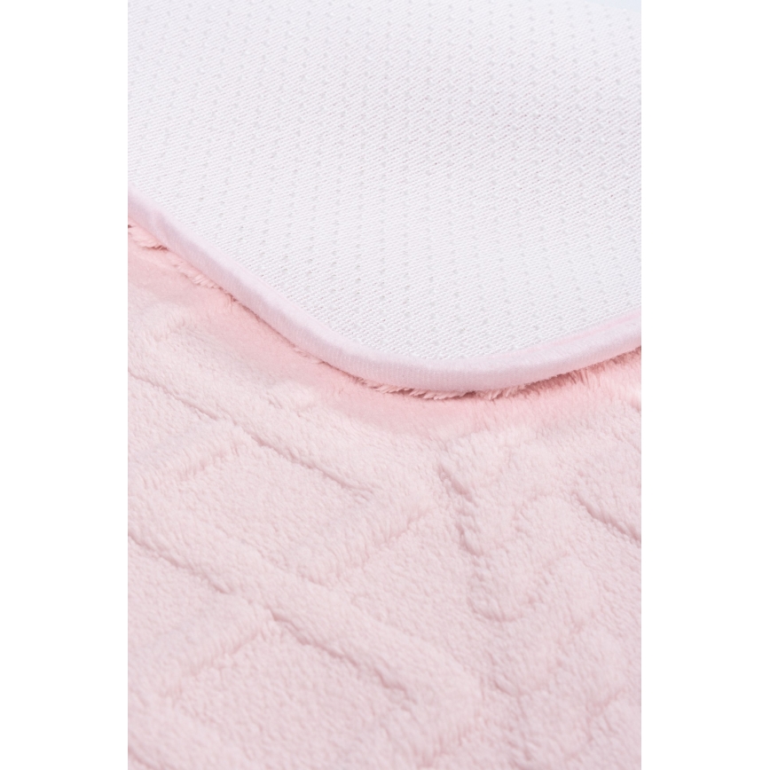 Vonios kilimėlis NEW STYLE 3D 60x90 cm, rožinis