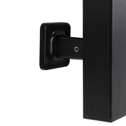 Vonios kopėčių tipo radiatorius su termostatu AVANGARD, 227 W, 120 x 48 cm, juodas, dešininis