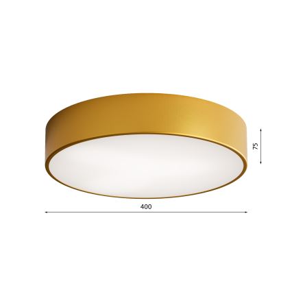 Vonios lubinis šviestuvas CLEO 3xE27/24W/230V d. 40 cm aukso IP54