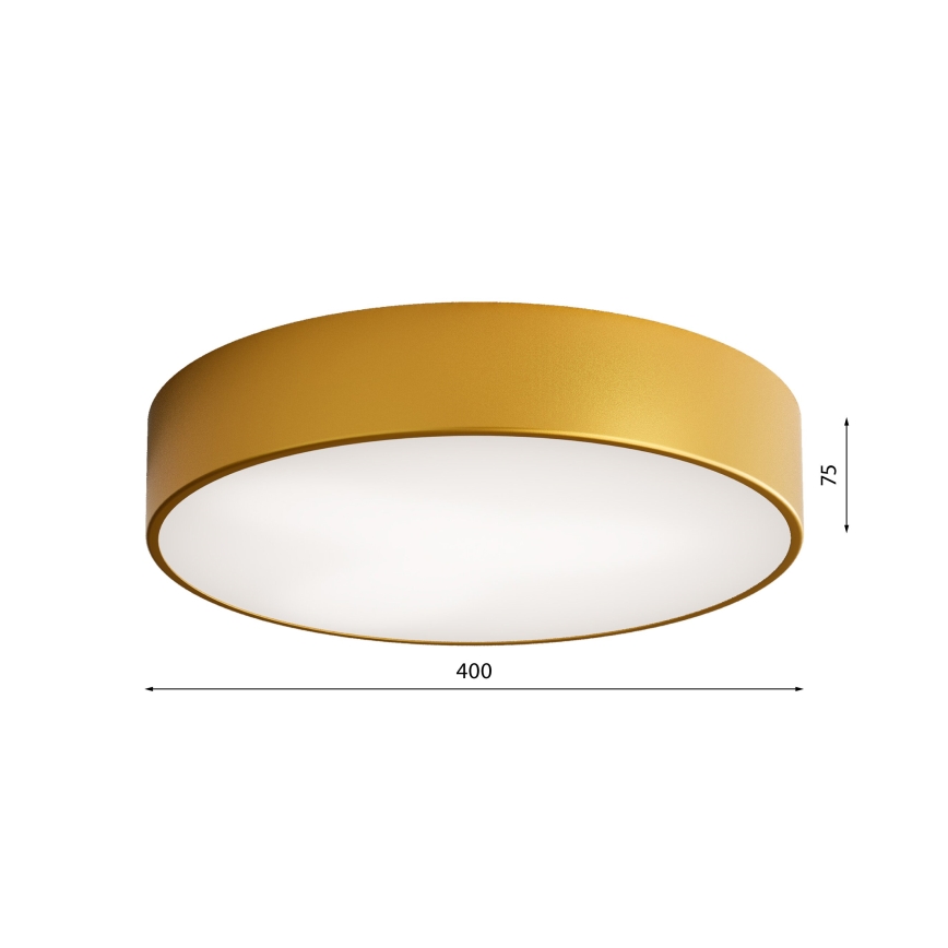 Vonios lubinis šviestuvas CLEO 3xE27/24W/230V d. 40 cm aukso IP54