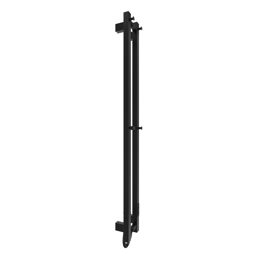 Vonios radiatorius HF SLIM 80W/230V 117x14 cm juodas stačiakampis IP44
