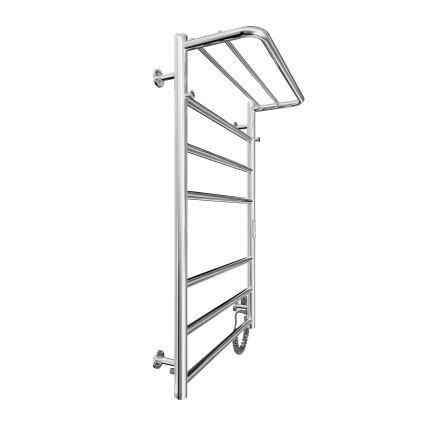 Vonios rankšluosčių radiatorius HOME 95W/230V 77x53 cm, nerūdijantis plienas/chromas, dešinės pusės