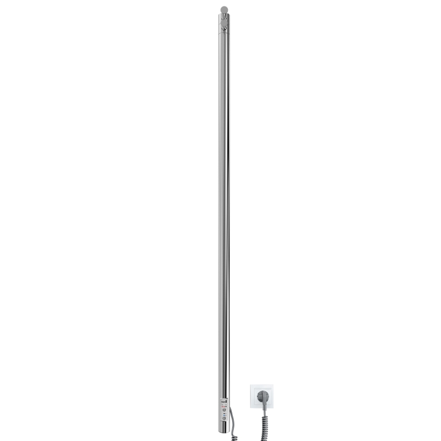 Vonios rankšluosčių radiatorius RAY 25W/230V 110x30 cm IP44 nerūdijantis plienas/blizgus chromas