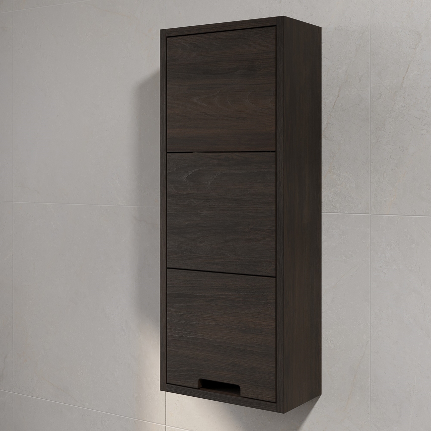 Vonios sieninė spintelė GRIBSKOV 90 cm ruda/ąžuolas