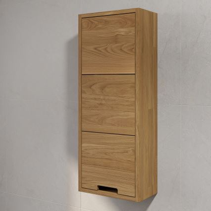 Vonios sieninė spintelė GRIBSKOV 90 cm smėlinė/ąžuolas