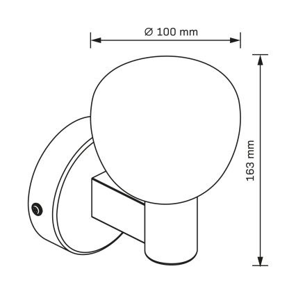 Vonios sieninis šviestuvas POLA 1xG9/5W/230V IP44 juodas/skaidrus