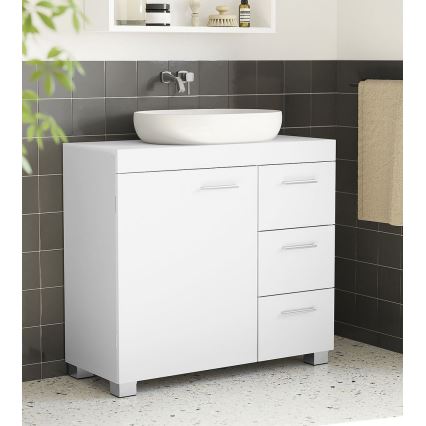 Vonios spintelė NICO balta