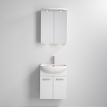 Vonios spintelė su praustuvu ASTRID + LED veidrodinė spintelė 4xLED/4,3W/230V IP44 balta