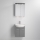 Vonios spintelė su praustuvu ASTRID + LED veidrodinė spintelė 4xLED/4,3W/230V IP44 pilka