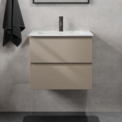 Vonios spintelė su praustuvu KENWOOD 61x52x47 cm marakesh/balta