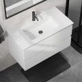 Vonios spintelė su praustuvu KENWOOD, 91 cm, balta