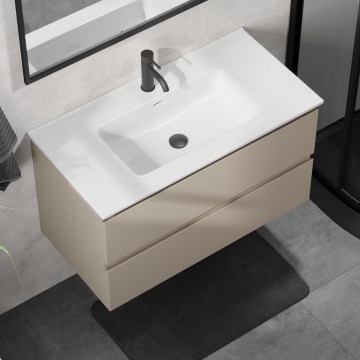 Vonios spintelė su praustuvu KENWOOD 91 cm marakesh/balta