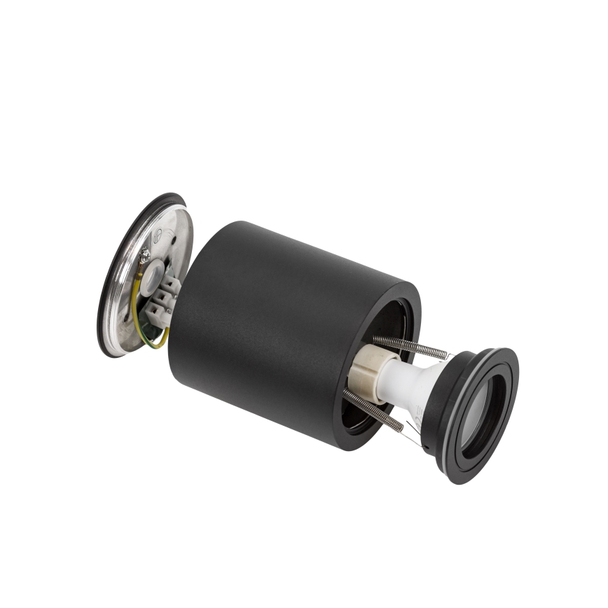 Vonios taškinis šviestuvas CHLOE 1xGU10/6W/230V IP65 apvalus juodas