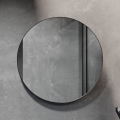 Vonios veidrodis BORGSTED Ø 80 cm, juodas