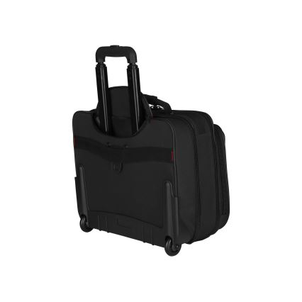 Wenger - Kelioninis bagažas ant ratų 29 l + nešiojamojo kompiuterio dėklas 15,6" Granada juoda