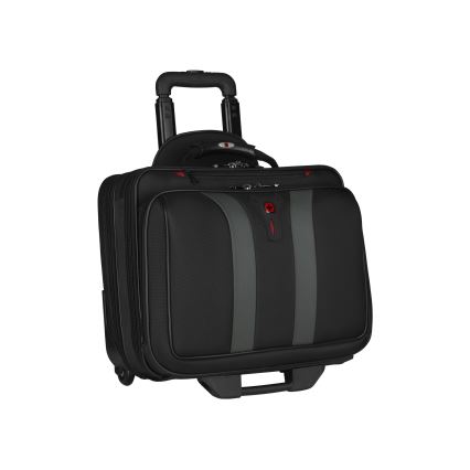 Wenger - Kelioninis bagažas ant ratų 29 l + nešiojamojo kompiuterio dėklas 15,6" Granada juoda
