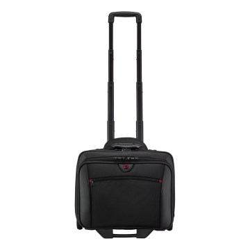 Wenger - Kelioninis lagaminas ant ratuku 23 l 17" + nešiojamojo kompiuterio krepšys 15,4" Potomac juoda