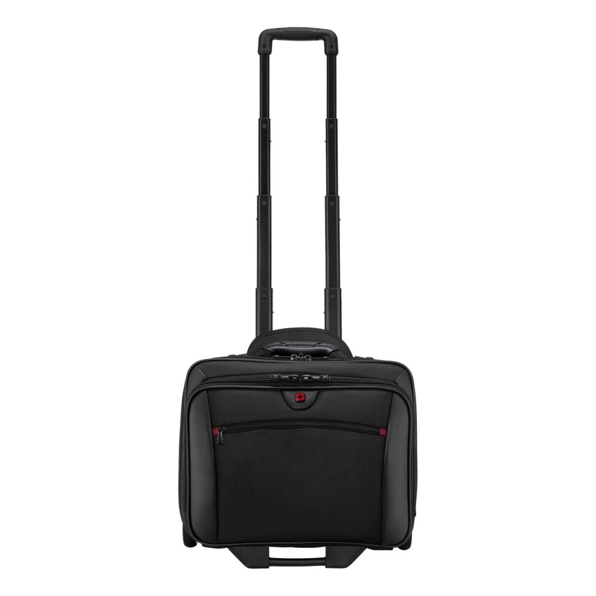 Wenger - Kelioninis lagaminas ant ratuku 23 l 17" + nešiojamojo kompiuterio krepšys 15,4" Potomac juoda