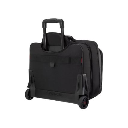 Wenger - Kelioninis lagaminas ant ratuku 23 l 17" + nešiojamojo kompiuterio krepšys 15,4" Potomac juoda