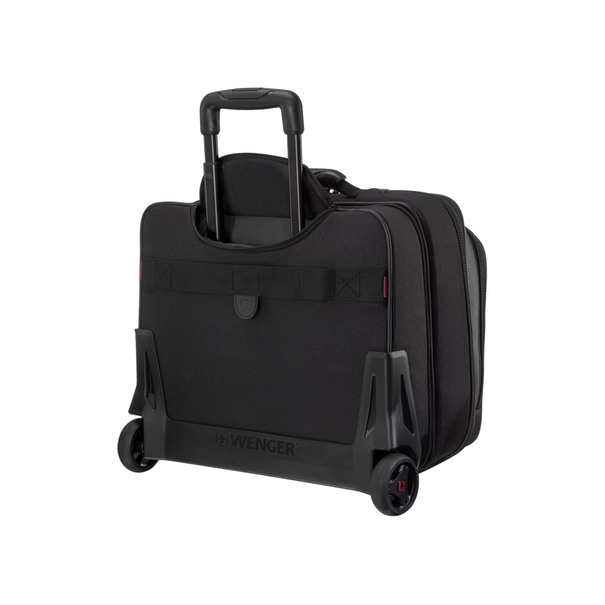 Wenger - Kelioninis lagaminas ant ratuku 23 l 17" + nešiojamojo kompiuterio krepšys 15,4" Potomac juoda