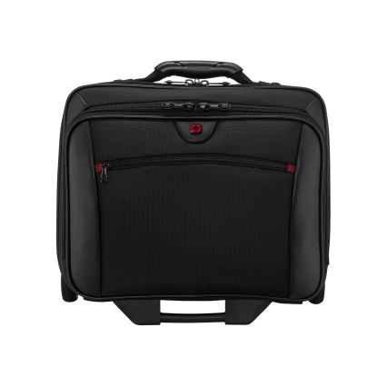 Wenger - Kelioninis lagaminas ant ratuku 23 l 17" + nešiojamojo kompiuterio krepšys 15,4" Potomac juoda