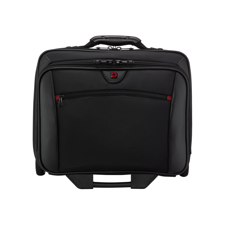 Wenger - Kelioninis lagaminas ant ratuku 23 l 17" + nešiojamojo kompiuterio krepšys 15,4" Potomac juoda